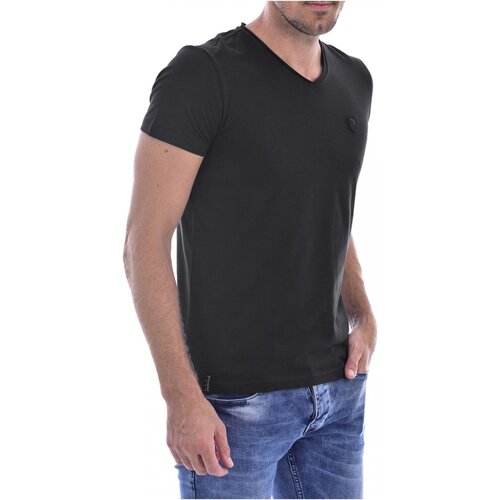 Oblačila Moški Majice s kratkimi rokavi Redskins P21 MINT 2 ADEN Črna