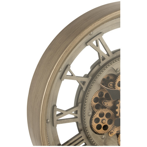 J-line HORLOGE CH RO MEC+VE AN OR/GR (60x60x10.5cm) Siva