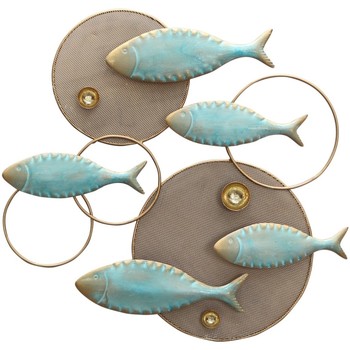 Dom Kipci in figurice Signes Grimalt Ornament Wall Fish. Modra