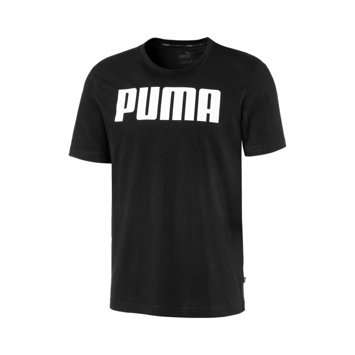 Oblačila Moški Majice s kratkimi rokavi Puma Ess Tee Črna