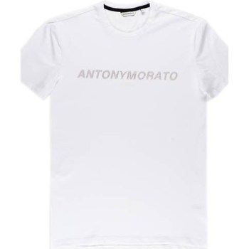 Oblačila Moški Majice s kratkimi rokavi Antony Morato MMKS019311000 Bela