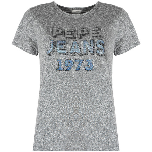 Oblačila Ženske Majice s kratkimi rokavi Pepe jeans PL504817 | Bibiana Siva