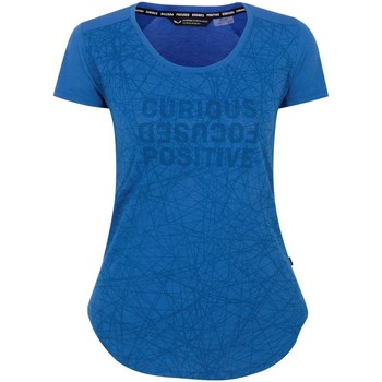 Oblačila Ženske Majice s kratkimi rokavi Salewa Alpine Hemp Print 28115-8620 Modra