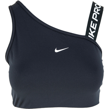 Oblačila Ženske Športni nedrčki Nike Dri-Fit Swoosh Medium Support 1 Piece Pad Asymmetrical Črna