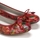 Čevlji  Ženske Balerinke Dorking D8707 Rdeča