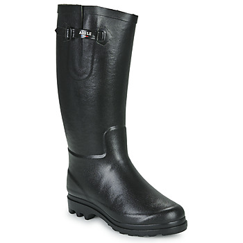 Čevlji  Ženske škornji za dež  Aigle AIGLENTINE FUR2 Črna