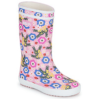 Čevlji  Otroci škornji za dež  Aigle LOLLY POP PLAY2 Rožnata / Večbarvna