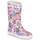 Čevlji  Deklice škornji za dež  Aigle LOLLY POP PLAY2 Rožnata / Večbarvna