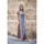 Oblačila Ženske Dolge obleke Isla Bonita By Sigris Long Midi Dress. Rožnata