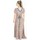 Oblačila Ženske Dolge obleke Isla Bonita By Sigris Long Midi Dress. Rožnata