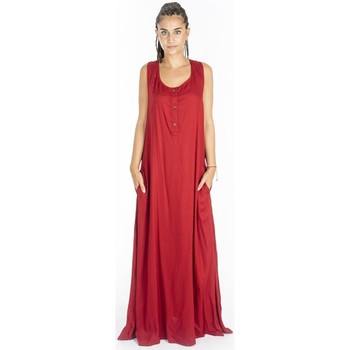 Oblačila Ženske Dolge obleke Isla Bonita By Sigris Long Midi Dress. Rdeča