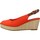 Čevlji  Ženske Sandali & Odprti čevlji Tommy Hilfiger ICONIC ELBA SLING BACK W Oranžna