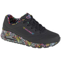 Čevlji  Ženske Nizke superge Skechers Uno-Loving Love Črna