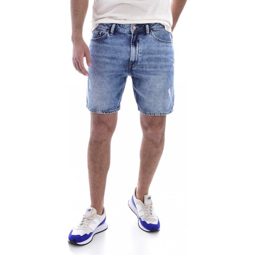 Oblačila Moški Kratke hlače & Bermuda Guess M2GD10 D4K73 Modra