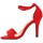 Čevlji  Ženske Sandali & Odprti čevlji Etika 60503 Rdeča