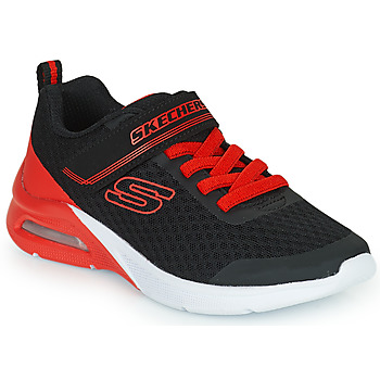 Čevlji  Dečki Nizke superge Skechers MICROSPEC MAX Črna / Rdeča