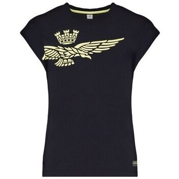 Oblačila Ženske Majice s kratkimi rokavi Aeronautica Militare TS1933DJ46908 Črna