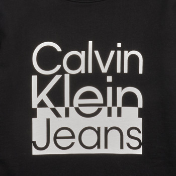 Calvin Klein Jeans BOX LOGO SWEATSHIRT Črna