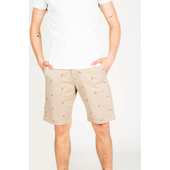 Oblačila Moški Kratke hlače & Bermuda Pepe jeans PM800849 | Miles Short Icon Bež