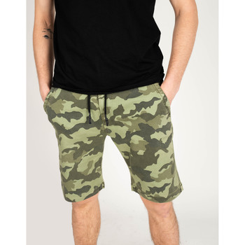 Oblačila Moški Kratke hlače & Bermuda Pepe jeans PM800850 | Owen Short Camo Zelena