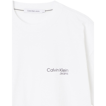 Oblačila Ženske Majice & Polo majice Calvin Klein Jeans J20J218802 Bela