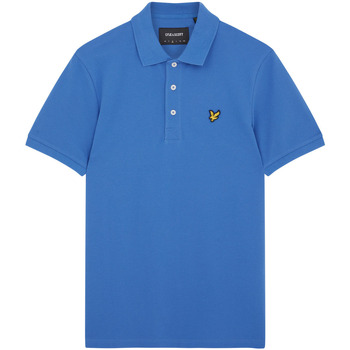Oblačila Moški Polo majice kratki rokavi Lyle & Scott SP400VOG Modra