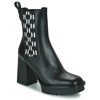 Čevlji  Ženske Gležnjarji Karl Lagerfeld VOYAGE VI Monogram Gore Boot Črna
