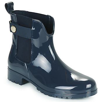 Čevlji  Ženske škornji za dež  Tommy Hilfiger Ankle Rainboot With Metal Detail Modra