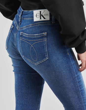 Calvin Klein Jeans MID RISE SKINNY Modra