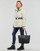Oblačila Ženske Puhovke Calvin Klein Jeans LOGO BELT WAISTED SHORT PUFFER Kremno bela