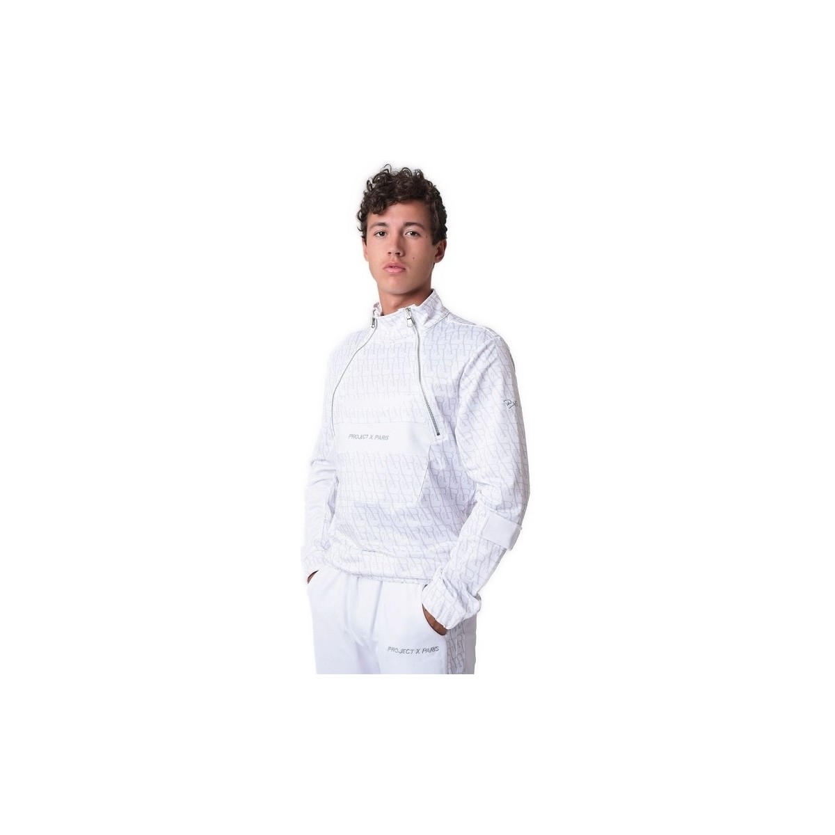 Oblačila Moški Puloverji Project X Paris 2020085 Bela