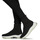 Čevlji  Ženske Visoke superge Calvin Klein Jeans 2 PIECE SOLE SOCK BOOT - KNIT Črna