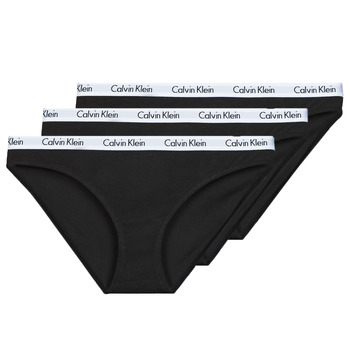 Spodnje perilo Ženske Hlačke Calvin Klein Jeans CAROUSEL BIKINI X3 Črna / Črna / Črna