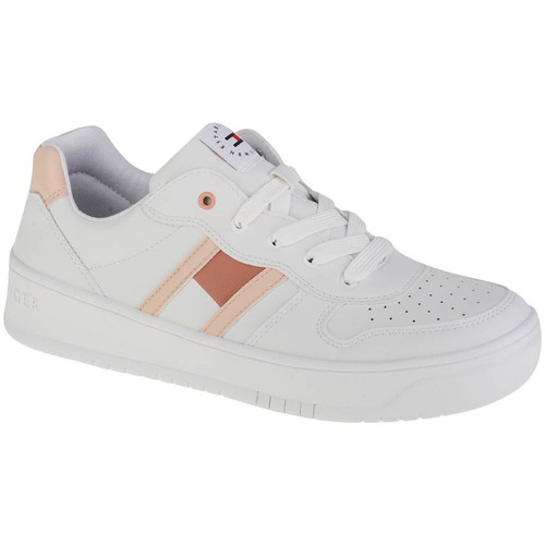 Čevlji  Deklice Nizke superge Tommy Hilfiger Low Cut Lace-Up Sneaker Bela