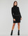 Oblačila Ženske Kratke obleke MICHAEL Michael Kors TRTLNK MK CHRM BLT MINI Črna
