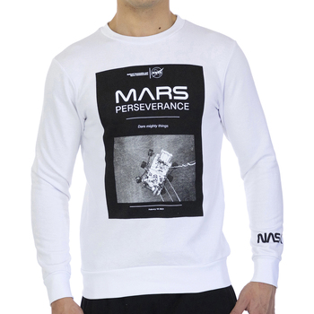 Oblačila Moški Puloverji Nasa MARS03S-WHITE Bela