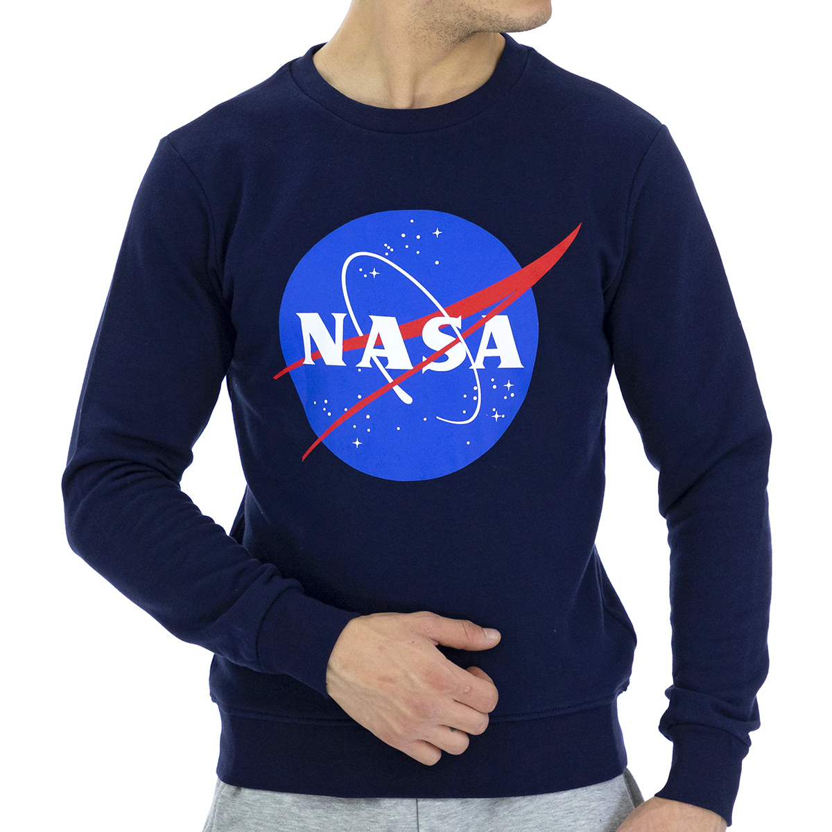 Oblačila Moški Puloverji Nasa NASA11S-BLUE Modra