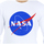 Oblačila Moški Puloverji Nasa NASA11S-WHITE Bela