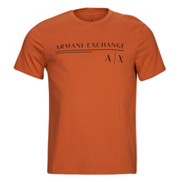Oblačila Moški Majice s kratkimi rokavi Armani Exchange 6LZTCE-ZJ6NZ Oranžna