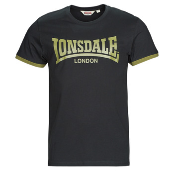 Oblačila Moški Majice s kratkimi rokavi Lonsdale TOWNHEAD Črna