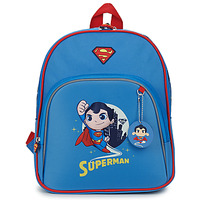 Torbice Dečki Nahrbtniki Back To School SUPER FRIENDS SAC A DOS SUPERMAN Modra