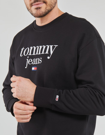 Tommy Jeans TJM REG MODERN CORP LOGO CREW Črna