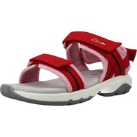 Čevlji  Deklice Športni sandali Clarks EXPO SEA K Rdeča