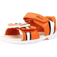 Čevlji  Dečki Sandali & Odprti čevlji Clarks ZORA NEM0 T Oranžna