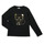 Oblačila Deklice Majice z dolgimi rokavi Karl Lagerfeld Z15391-09B Črna