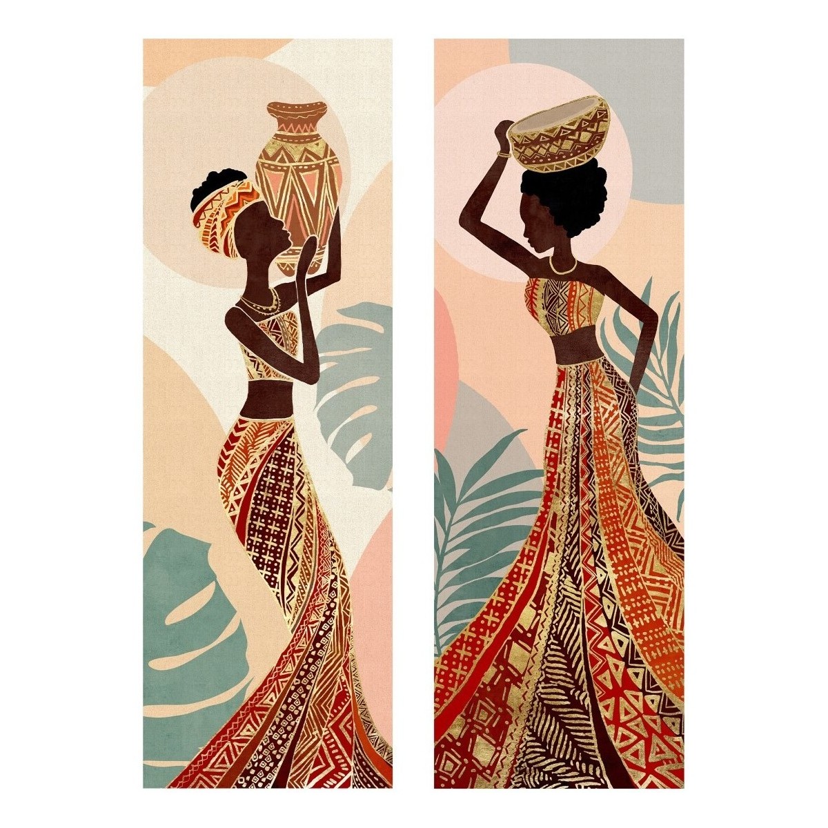 Dom Slike / platna Signes Grimalt African Woman Slikarstvo 2 Enot Črna