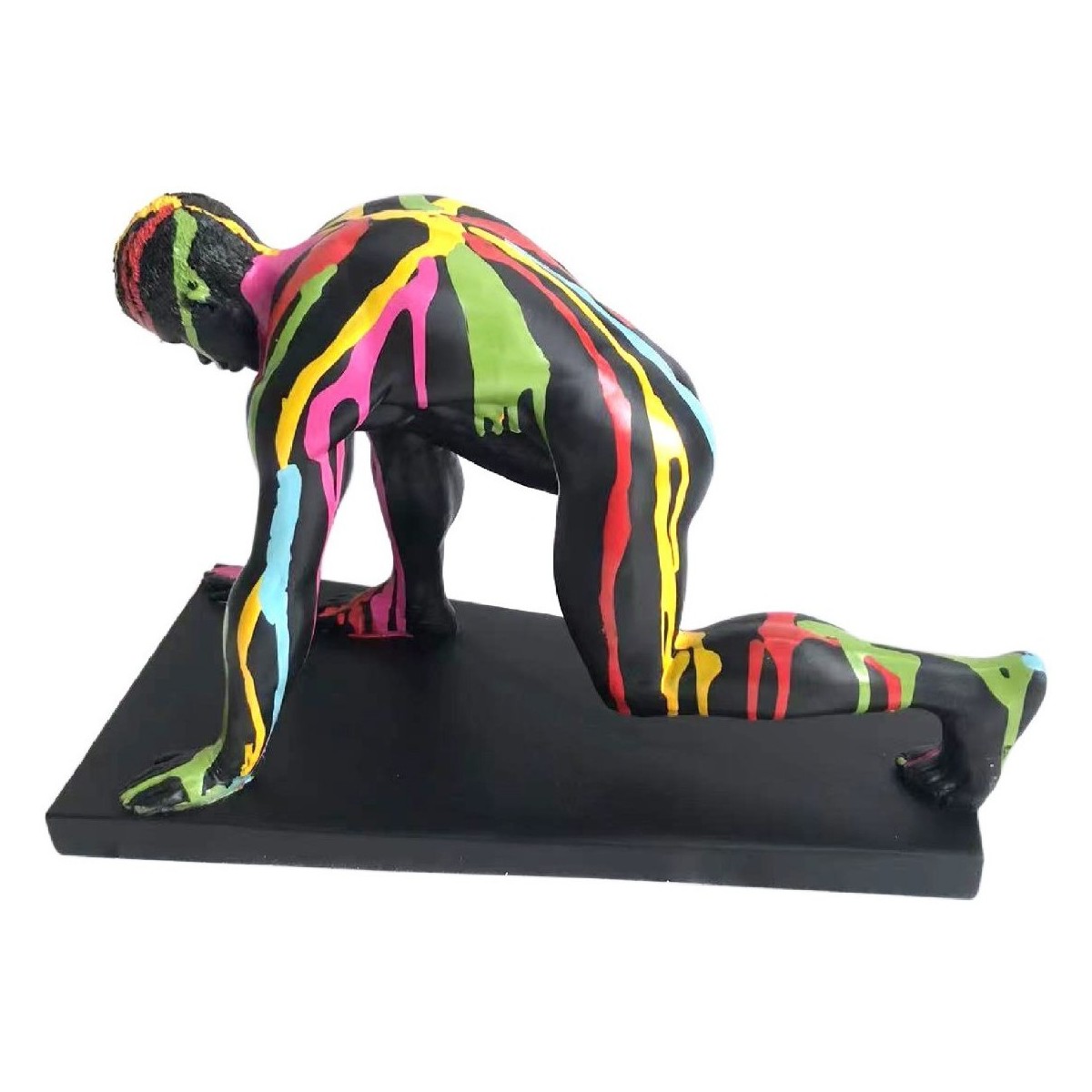Dom Kipci in figurice Signes Grimalt Slika Naked Man. Črna