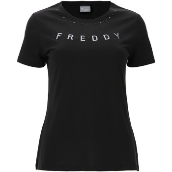 Oblačila Ženske Majice s kratkimi rokavi Freddy S2WALT2 Črna