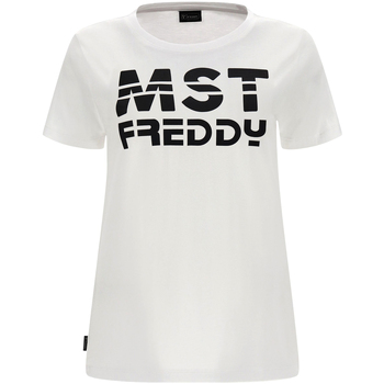 Oblačila Ženske Majice & Polo majice Freddy S2WMAT1 Bela