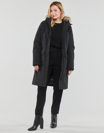 Oblačila Ženske Parke Lauren Ralph Lauren LONG EXPDTN LINED COAT Črna